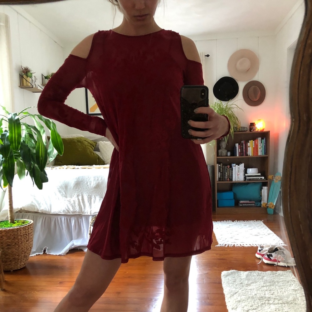 Red Cutout Dress